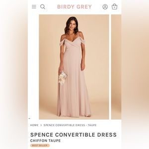 XS Birdy Grey Spence Convertible Dress